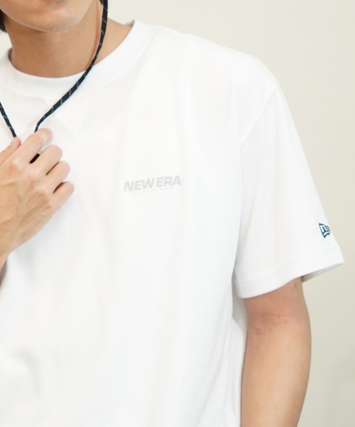 NEW ERA(ニューエラ)の「NEW ERA/ニューエラ 半袖Tシャツ バックプリント 吸汗速乾 14109973/14109974(Tシャツ/カットソー・メンズ・ブラック/ホワイト・XL/L/M)」の13枚目の写真