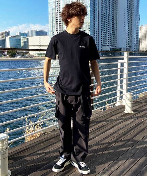 NEW ERA(ニューエラ)の「NEW ERA/ニューエラ 半袖Tシャツ バックプリント 吸汗速乾 14109973/14109974(Tシャツ/カットソー・メンズ・ブラック/ホワイト・XL/L/M)」の18枚目の写真