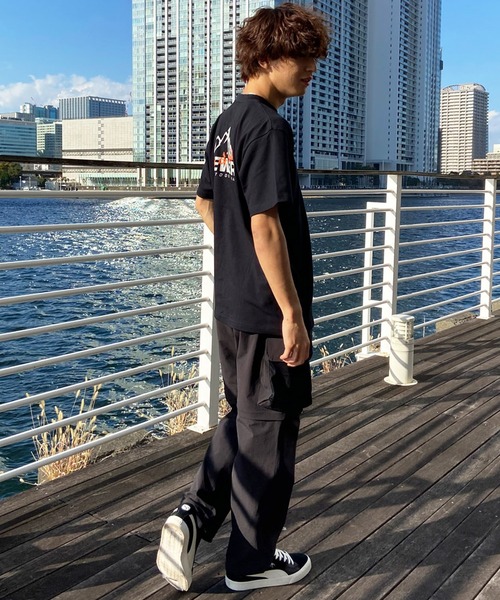 NEW ERA(ニューエラ)の「NEW ERA/ニューエラ 半袖Tシャツ バックプリント 吸汗速乾 14109973/14109974(Tシャツ/カットソー・メンズ・ブラック/ホワイト・XL/L/M)」の21枚目の写真