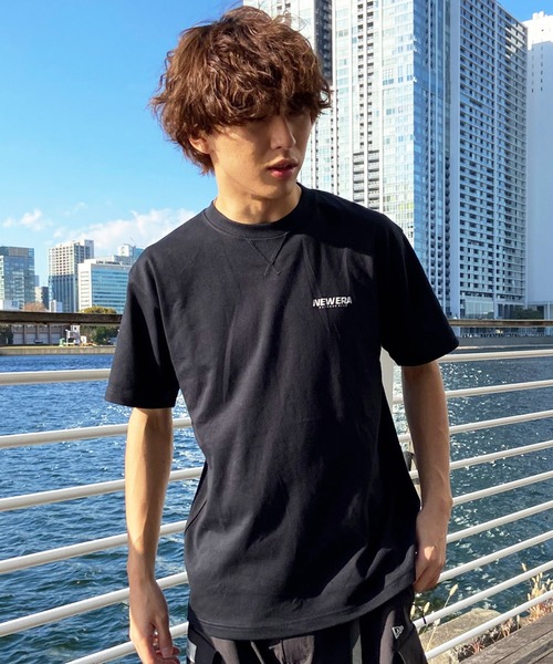 NEW ERA(ニューエラ)の「NEW ERA/ニューエラ 半袖Tシャツ バックプリント 吸汗速乾 14109973/14109974(Tシャツ/カットソー・メンズ・ブラック/ホワイト・XL/L/M)」の14枚目の写真