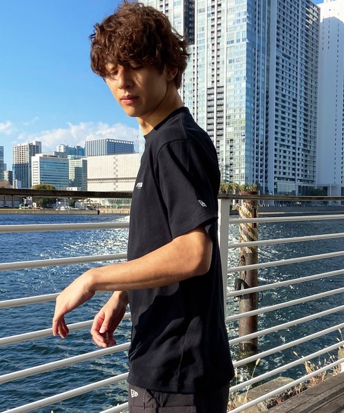NEW ERA(ニューエラ)の「NEW ERA/ニューエラ 半袖Tシャツ バックプリント 吸汗速乾 14109973/14109974(Tシャツ/カットソー・メンズ・ブラック/ホワイト・XL/L/M)」の15枚目の写真