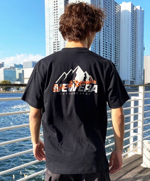 NEW ERA(ニューエラ)の「NEW ERA/ニューエラ 半袖Tシャツ バックプリント 吸汗速乾 14109973/14109974(Tシャツ/カットソー・メンズ・ブラック/ホワイト・XL/L/M)」の16枚目の写真