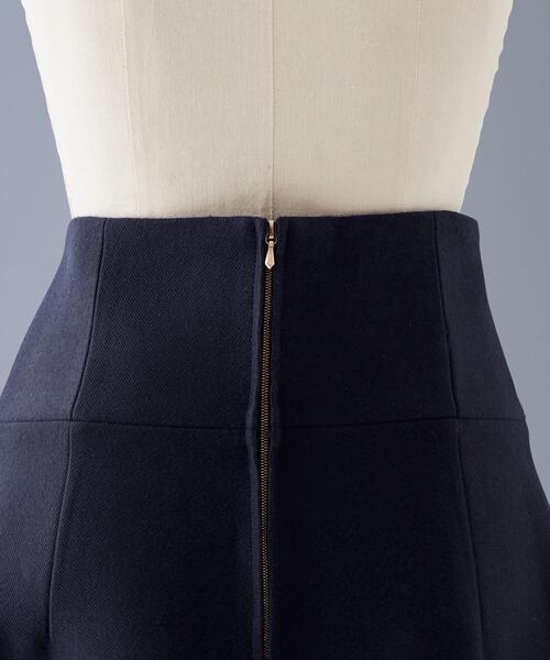 専用 ブラミンク バックジップトラペーズスカート BLAMINK（ブラミンク）の「バックジップトラぺーズスカート（スカート