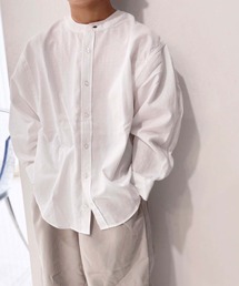 ZI-ON（ジーオン）の「レギュラーカラー&ノーカラーオーバーサイズシャツ（シャツ/ブラウス）」