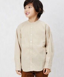 ZI-ON（ジーオン）の「レギュラーカラー&ノーカラーオーバーサイズシャツ（シャツ/ブラウス）」