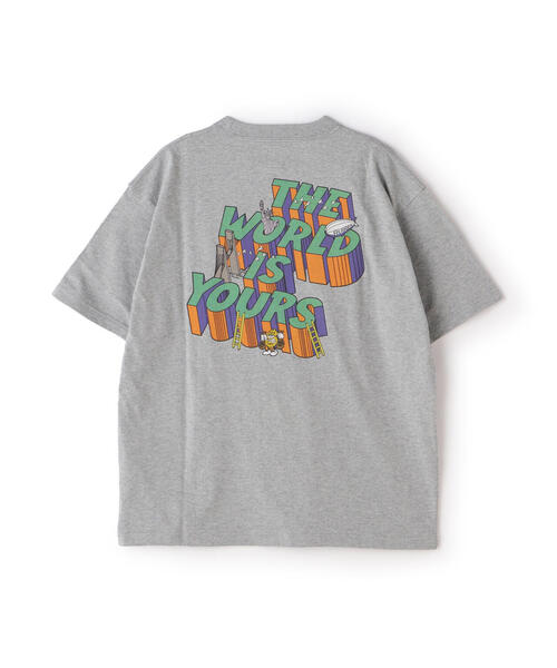 AVIREX（アヴィレックス）の「CREWNECK T-SHIRT THE WORLD IS YOURS / クルーネック Tシャツ ザ ワールド イズ ユアーズ / AVIREX / アヴィレックス（Tシャツ/カットソー・メンズ・グレー/ブラック/ホワイト・MEDIUM/LARGE/X-LARGE/XX-LARGE）」の17枚目の写真