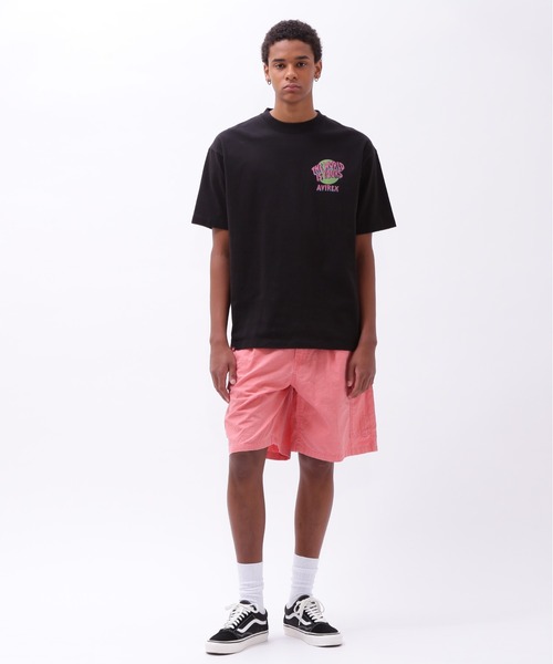 AVIREX（アヴィレックス）の「CREWNECK T-SHIRT THE WORLD IS YOURS / クルーネック Tシャツ ザ ワールド イズ ユアーズ / AVIREX / アヴィレックス（Tシャツ/カットソー・メンズ・グレー/ブラック/ホワイト・MEDIUM/LARGE/X-LARGE/XX-LARGE）」の9枚目の写真