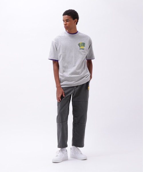 AVIREX（アヴィレックス）の「CREWNECK T-SHIRT THE WORLD IS YOURS / クルーネック Tシャツ ザ ワールド イズ ユアーズ / AVIREX / アヴィレックス（Tシャツ/カットソー・メンズ・グレー/ブラック/ホワイト・MEDIUM/LARGE/X-LARGE/XX-LARGE）」の6枚目の写真