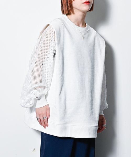 CITYSHOP（シティーショップ）の「MESH DOCKING スウェット 
