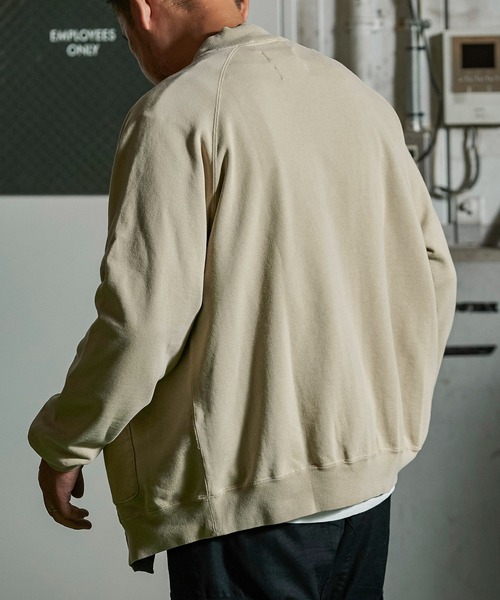 REMI RELIEF（レミレリーフ）の「REMI RELIEF別注 GORDON MILLER（ゴードンミラー） ラグラン カーディガン（カーディガン/ボレロ・メンズ・ブラック/ベージュ・L/M）」の20枚目の写真