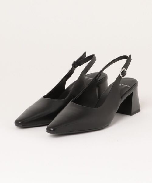 inter-chaussures（インターショシュール）の「【VAGABOND】チャンキーヒールバックバンドパンプス(E41303)（パンプス・レディース・ブラック/ベージュ系その他・35/36/37/38/39）」の2枚目の写真