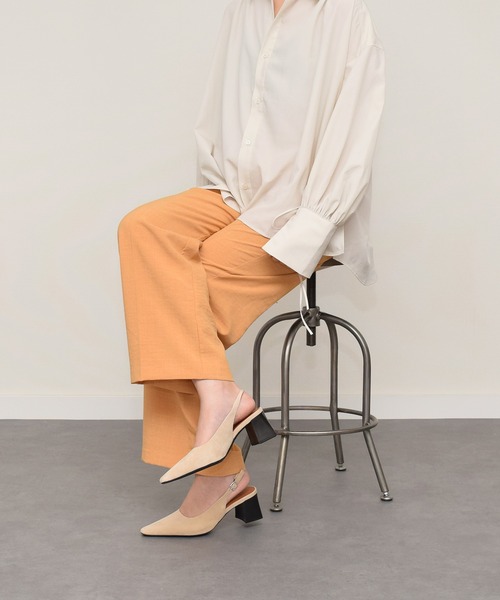 inter-chaussures（インターショシュール）の「【VAGABOND】チャンキーヒールバックバンドパンプス(E41303)（パンプス・レディース・ブラック/ベージュ系その他・35/36/37/38/39）」の5枚目の写真