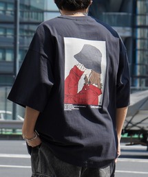 ILL'S（イルズ）の「25SS 新柄追加 イラストバックプリント / ワンポイント刺繍 ビッグシルエット半袖Tシャツ カットソー ユニセックス メンズ レディース【ILL'S】（Tシャツ/カットソー）」
