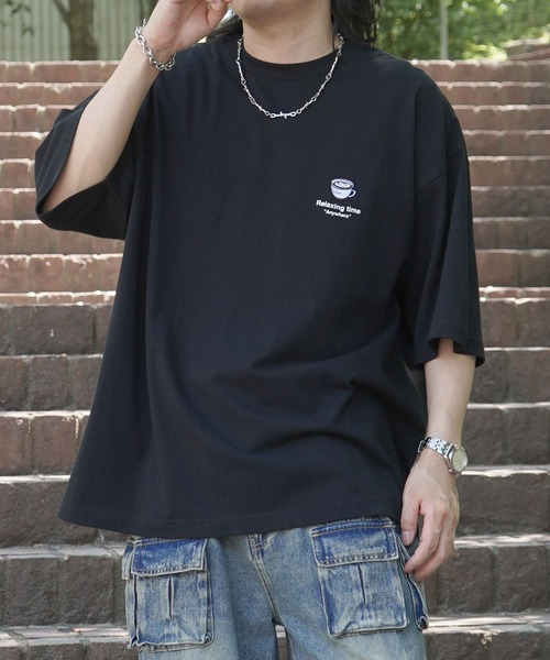【 Jeans】ボローズ バックプリント Tシャツ BK ※送関込 セール】【お気に入り数4万人突破！】25SS 新柄追加 イラスト