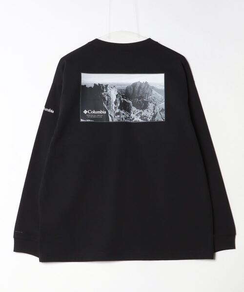 Columbia(コロンビア)の「コロンビア ミラーズクレストグラフィックロングスリーブティー(Tシャツ/カットソー・メンズ・ブラック/ベージュ・M/L/LL/S)」の3枚目の写真