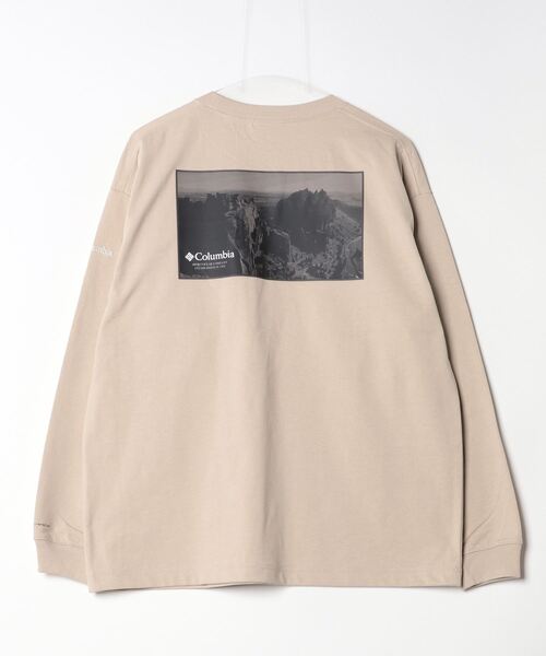 Columbia(コロンビア)の「コロンビア ミラーズクレストグラフィックロングスリーブティー(Tシャツ/カットソー・メンズ・ブラック/ベージュ・M/L/LL/S)」の4枚目の写真