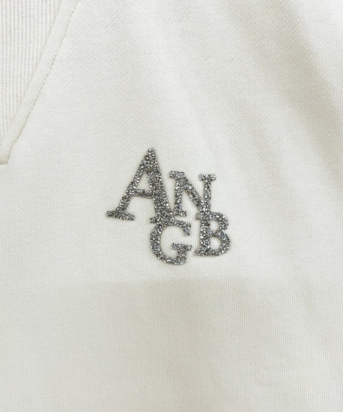 ANDGEEBEE（アンジービー）の「UNISEX ハーフZIPスウェット（スウェット・レディース・アイボリー/ブルー・FREE）」の20枚目の写真