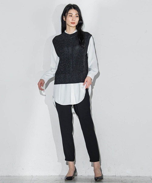 la.f…（ラエフ）の「【セットアップ可/洗濯機で洗える】ダブルクロス