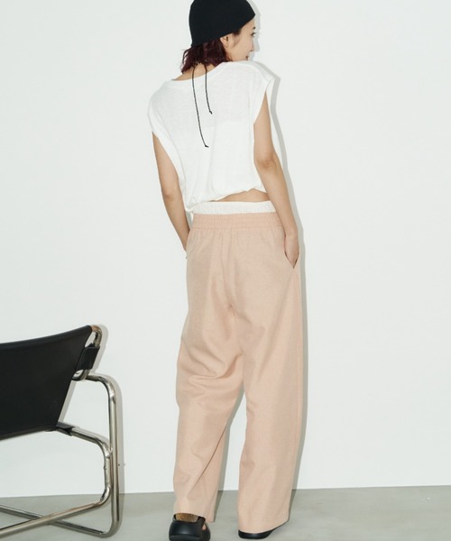 Auntie Rosa Holiday(アンティローザホリデー)の「ダブルウエストイージーパンツ / サイズ展開あり(その他パンツ・レディース・グレー/グリーン/ブラック/オレンジ・SMALL/MEDIUM)」の15枚目の写真