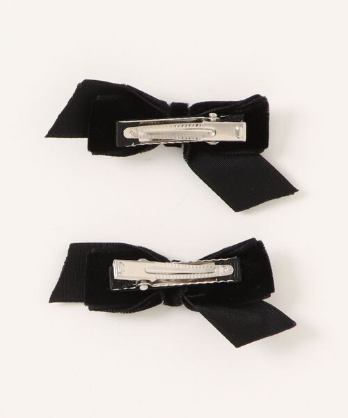 LOWRYS FARM(ローリーズファーム)の「2Pリボンクリップ 108489(ヘアゴム・レディース・ブラック系その他/ブラック・FREE)」の3枚目の写真