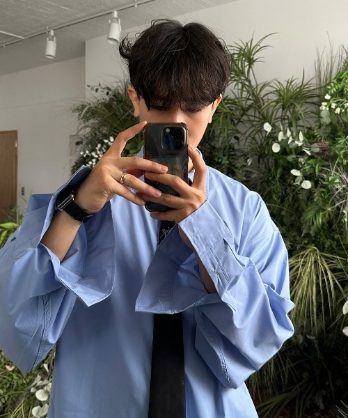 ASCLO(エジュクロ)の「ASCLO Megafit No Aging Shirt(シャツ/ブラウス・メンズ・ホワイト/スカイブルー/ブラック・FREE)」の5枚目の写真