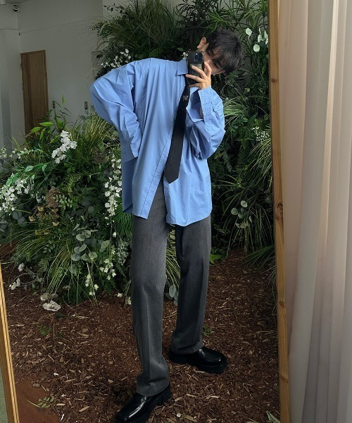 ASCLO(エジュクロ)の「ASCLO Megafit No Aging Shirt(シャツ/ブラウス・メンズ・ホワイト/スカイブルー/ブラック・FREE)」の10枚目の写真
