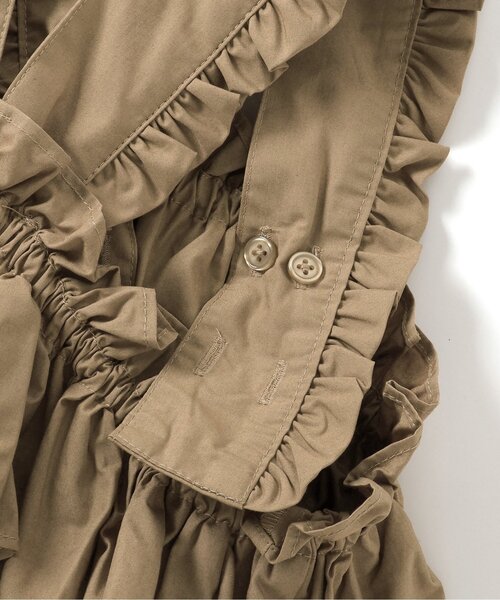 p.premier（ピードットプルミエ）の「フリルデザインワンピース&リブTシャツセット（ワンピース・キッズ・ベージュ/ブラック・80/90/100/110/120/130/140）」の18枚目の写真