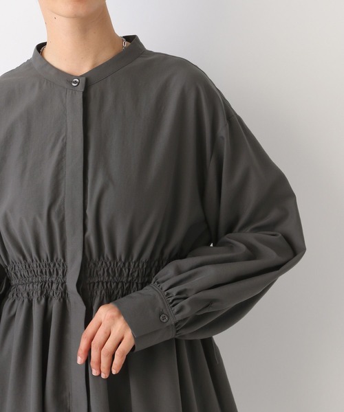 LEPSIM（レプシィム）の「ウエストシャーリングシャツ　104037（シャツ/ブラウス・レディース・ブルー/グレー/オフホワイト/ベージュ系その他・FREE）」の16枚目の写真