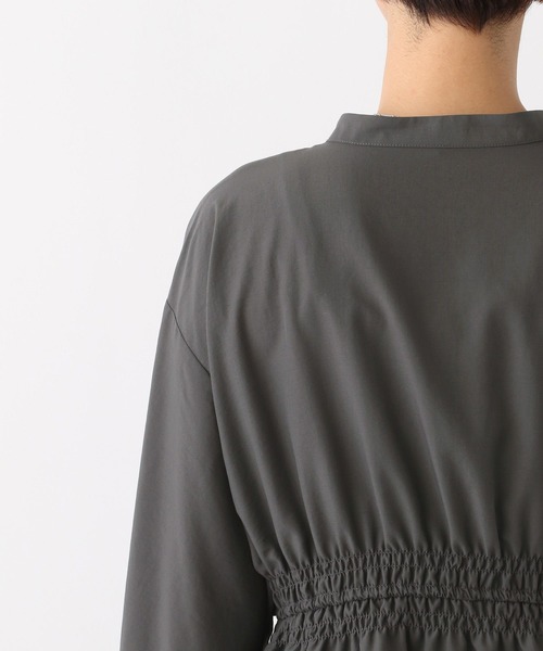 LEPSIM（レプシィム）の「ウエストシャーリングシャツ　104037（シャツ/ブラウス・レディース・ブルー/グレー/オフホワイト/ベージュ系その他・FREE）」の6枚目の写真