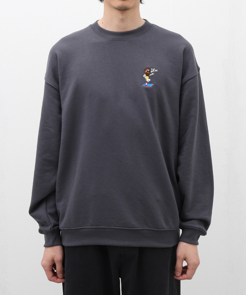 B.C STOCK（ベーセーストック）の「TRAINING MOJYA スウェット（スウェット・メンズ・ブラック系その他/ホワイト・MEDIUM/LARGE）」の2枚目の写真