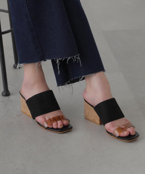 FREE'S MART(フリーズマート)の「◆コルクウェッジサンダル(サンダル・レディース・ブラック/グレー/ブルー・SMALL/MEDIUM)」の9枚目の写真