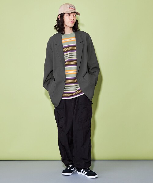 CITEN（シテン）の「＜CITEN＞シャツ テーラードジャケット（テーラードジャケット・メンズ・ダークグレー/モカ・M/L）」の7枚目の写真