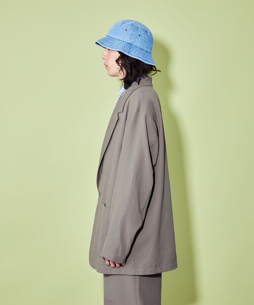 CITEN（シテン）の「＜CITEN＞シャツ テーラードジャケット（テーラードジャケット・メンズ・ダークグレー/モカ・M/L）」の10枚目の写真