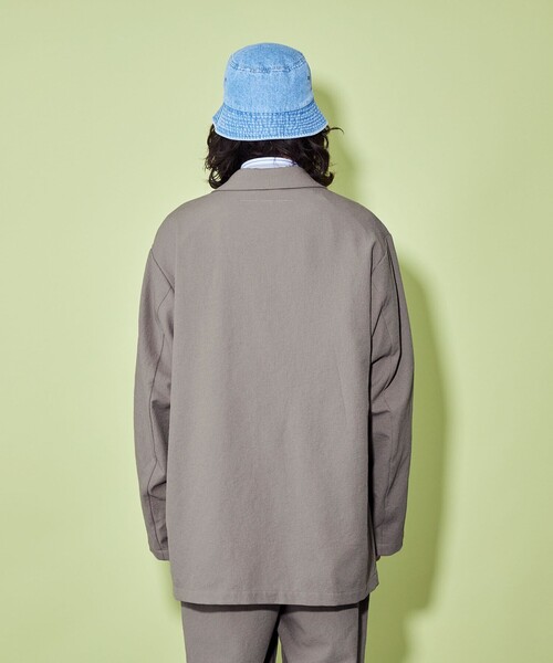 CITEN（シテン）の「＜CITEN＞シャツ テーラードジャケット（テーラードジャケット・メンズ・ダークグレー/モカ・M/L）」の11枚目の写真