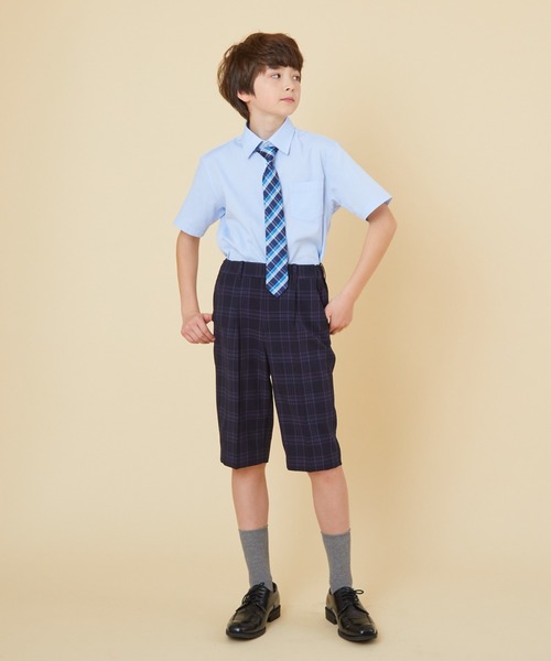 CHOPIN ネイビー スーツ　ハーフパンツ　110cm JUNIOR】ベーシックハーフパンツ（スーツパンツ）｜CHOPIN