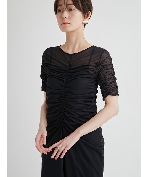 エミ emmi シアードレープワンピース emmi（エミ）の「シアードレープワンピース（ワンピース）」 - WEAR