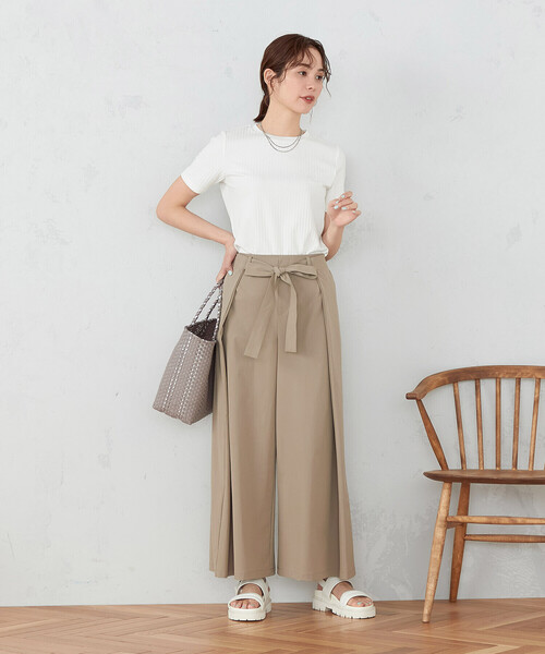 【セール】ナイロンストレッチ ラップパンツ（その他パンツ）｜COMME CA ISM（コムサイズム）