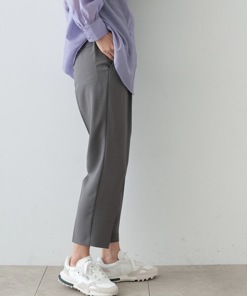 GALLEST（ギャレスト）の「◆イージーテーパードパンツ（その他パンツ・レディース・チャコールグレー/ブラック/オリーブ/チャコール/ベージュ・40/38/36/34）」の8枚目の写真