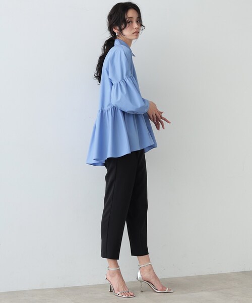 GALLEST（ギャレスト）の「◆イージーテーパードパンツ（その他パンツ・レディース・チャコールグレー/ブラック/オリーブ/チャコール/ベージュ・40/38/36/34）」の12枚目の写真