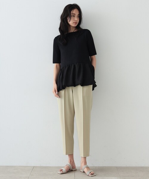 GALLEST（ギャレスト）の「◆イージーテーパードパンツ（その他パンツ・レディース・チャコールグレー/ブラック/オリーブ/チャコール/ベージュ・40/38/36/34）」の17枚目の写真