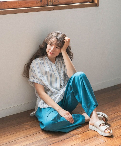 niko and...（ニコアンド）の「DRYイージールーズパンツ（その他パンツ・レディース・チャコール/ベージュ/イエロー/ダークブルー・MEDIUM/LARGE）」の20枚目の写真