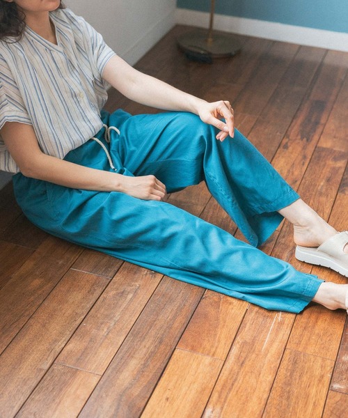 niko and...（ニコアンド）の「DRYイージールーズパンツ（その他パンツ・レディース・チャコール/ベージュ/イエロー/ダークブルー・MEDIUM/LARGE）」の17枚目の写真