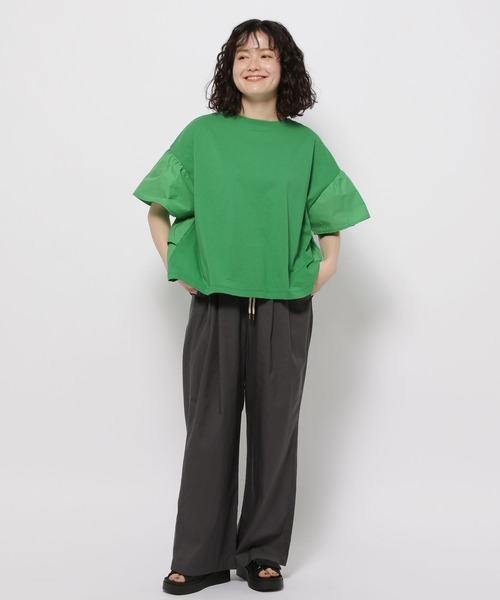 niko and...（ニコアンド）の「DRYイージールーズパンツ（その他パンツ・レディース・チャコール/ベージュ/イエロー/ダークブルー・MEDIUM/LARGE）」の16枚目の写真