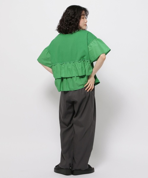 niko and...（ニコアンド）の「DRYイージールーズパンツ（その他パンツ・レディース・チャコール/ベージュ/イエロー/ダークブルー・MEDIUM/LARGE）」の15枚目の写真