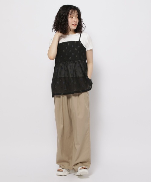 niko and...（ニコアンド）の「DRYイージールーズパンツ（その他パンツ・レディース・チャコール/ベージュ/イエロー/ダークブルー・MEDIUM/LARGE）」の14枚目の写真