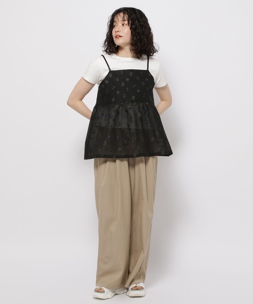 niko and...（ニコアンド）の「DRYイージールーズパンツ（その他パンツ・レディース・チャコール/ベージュ/イエロー/ダークブルー・MEDIUM/LARGE）」の13枚目の写真