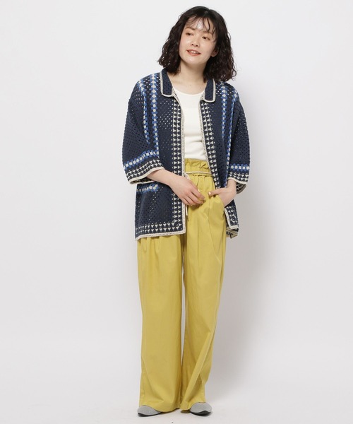 niko and...（ニコアンド）の「DRYイージールーズパンツ（その他パンツ・レディース・チャコール/ベージュ/イエロー/ダークブルー・MEDIUM/LARGE）」の11枚目の写真