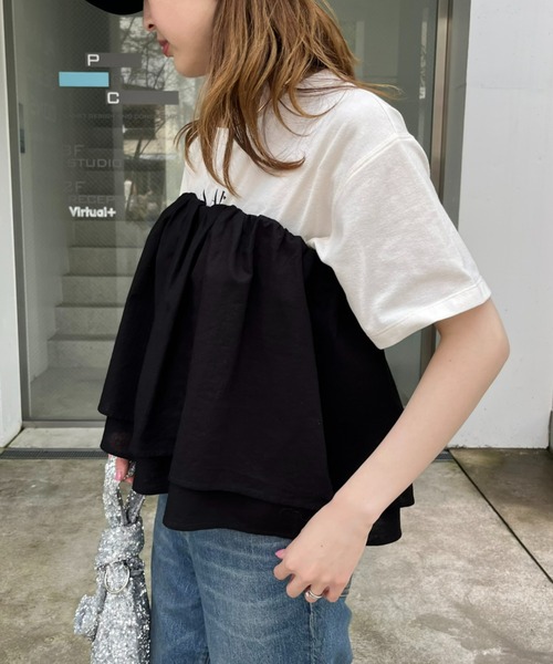 WILLOW（ウィロー）の「【willow】マルチウェイリネンキャミ（Tシャツ/カットソー・レディース・ベージュ/ブラック・ONE SIZE）」の9枚目の写真