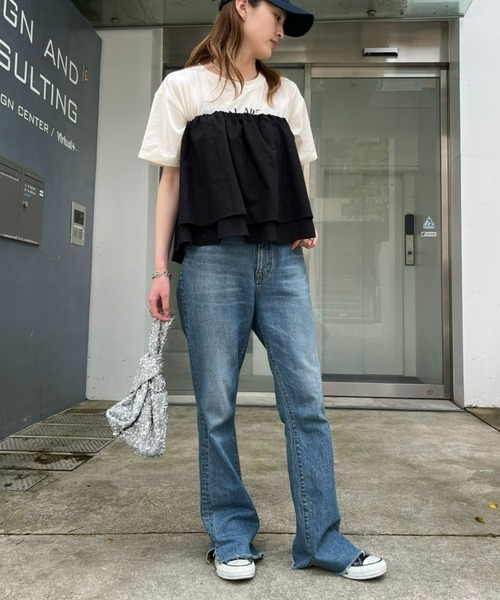 WILLOW（ウィロー）の「【willow】マルチウェイリネンキャミ（Tシャツ/カットソー・レディース・ベージュ/ブラック・ONE SIZE）」の12枚目の写真