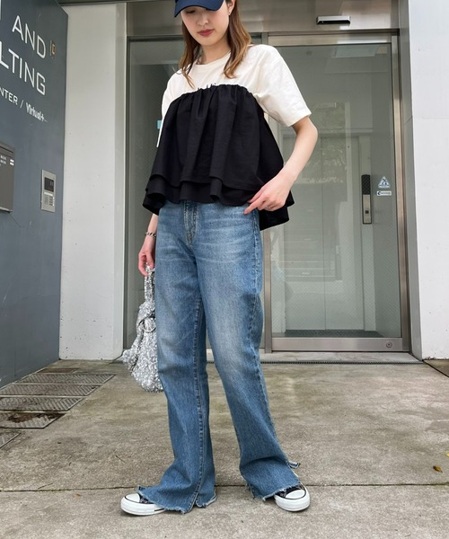 WILLOW（ウィロー）の「【willow】マルチウェイリネンキャミ（Tシャツ/カットソー・レディース・ベージュ/ブラック・ONE SIZE）」の13枚目の写真